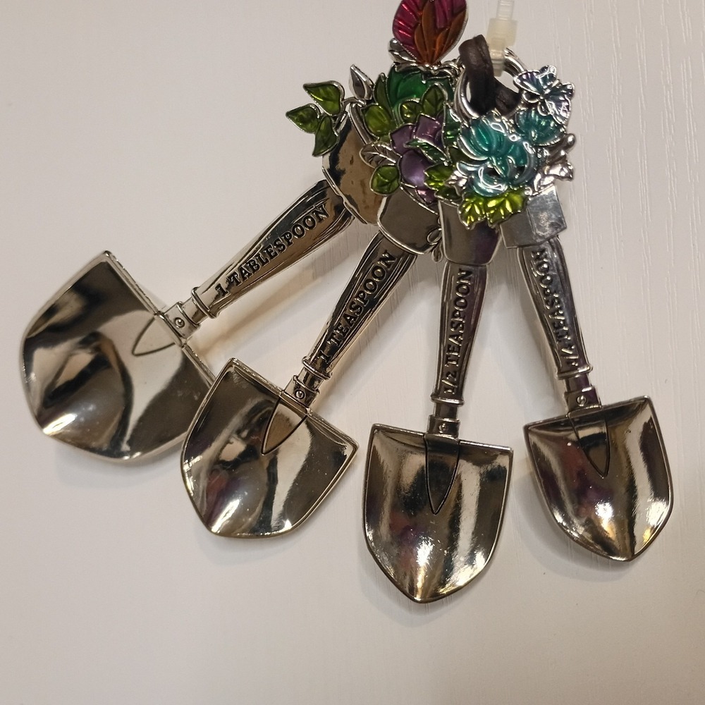 Ganz Zinc 4-Piece Succulents Shovel Measuring‎ Spoon Set